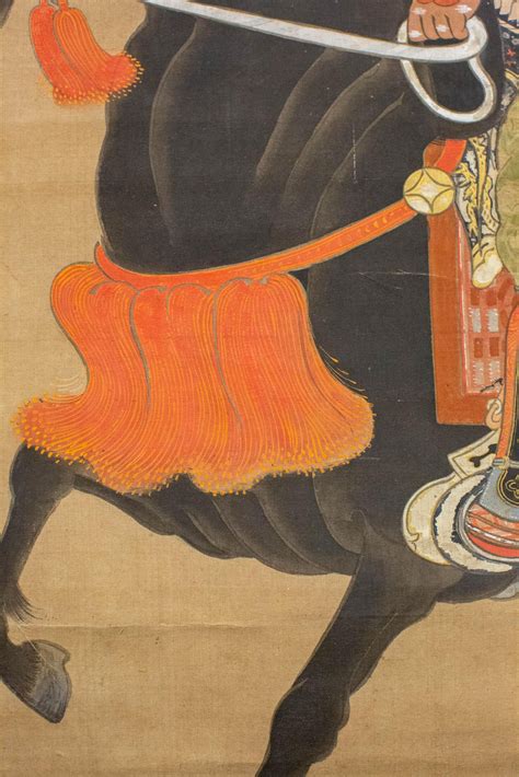 18th Century Japanese Scroll Of Shogun Ashikaga Takauji At 1stdibs