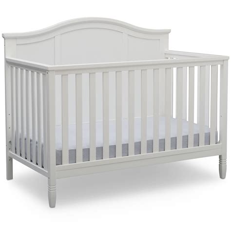 Delta Children Madrid 4 In 1 Convertible Baby Crib Bianca White
