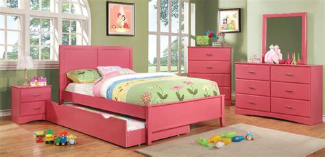 Maybe you would like to learn more about one of these? Prismo Pink Wood Bedroom Set | Las Vegas Furniture Store ...
