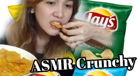 Asmr Crunchy Chips No Talking Asmr Binaural Eats Chip Asmr Lays