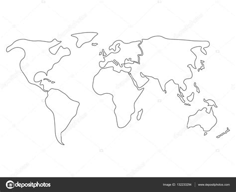 Landkarten kontinente weltkarte europaische lander dieses ausmalbild in foren verlinken kontinente malvorlage coloring and malvorlagan am besten fängst du jetzt gleich damit an. Vereinfachten Weltkarte Unterteilt Nach Kontinenten ...