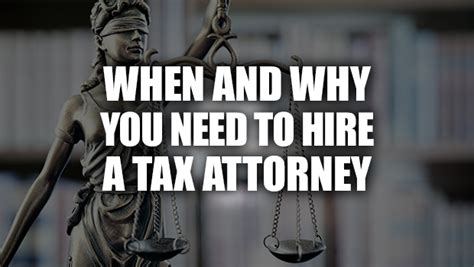 When And Why You Need To Hire A Tax Attorney Kienitz Tax Law