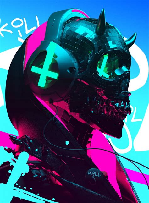 Auʇıɔɥɹısʇ on Behance Cyberpunk art Cyberpunk aesthetic Concept art characters