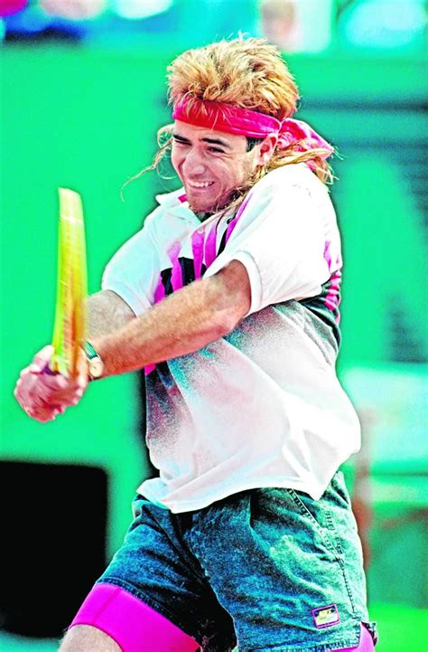 Agassi Jugó Con Peluca En Roland Garros 1990