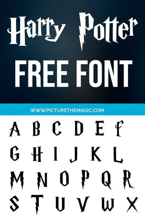 [DOWNLOAD] Free Harry Potter Font | Harry potter font, Harry potter