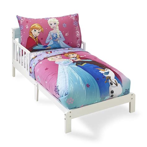 Shams are more substantial pillowcases and they usually have a wider trim edge. Disney Frozen Girl's 4-Piece Bedding Set - Baby - Baby ...
