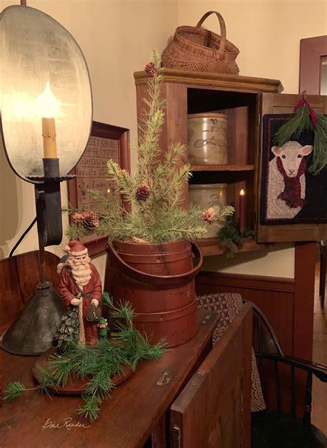 Pin by Gail Reeder on Christmas  Primitive christmas decorating, Early