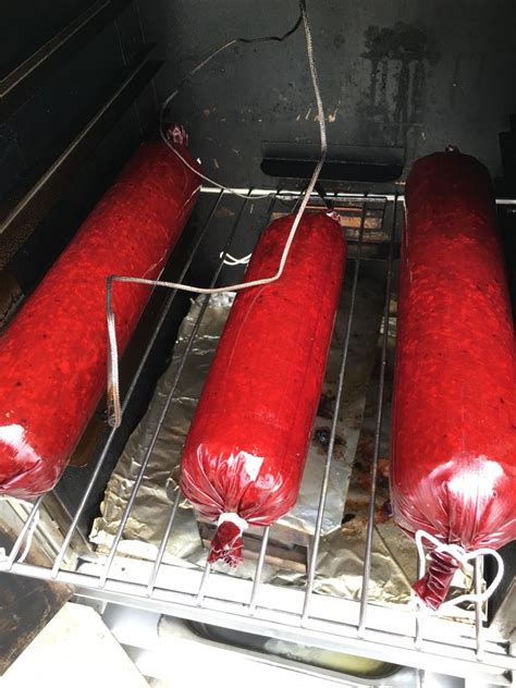 There are other recipes for this sausage that utilize a fermentation step to give the sausage a tangy flavor. Smoked Summer Sausage | Venison summer sausage recipe ...