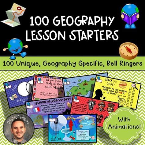 100 Geography Lesson Starters Powerpoint With Animations For The Whole