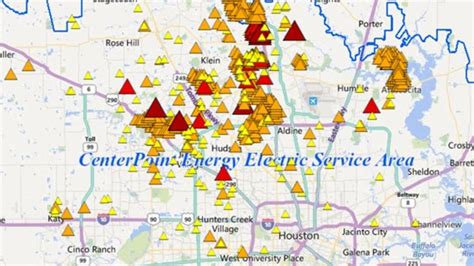 Map Of Power Outages In My Area In Houston Texas