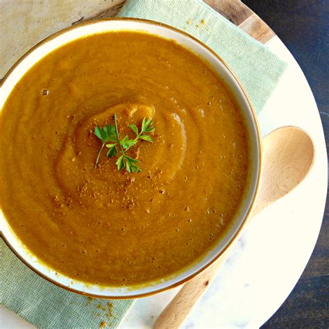 Two Step Coconut And Ginger Carrot Soup Vegan Plant Based Gluten Nut