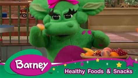 Barney Eating Healthy With Barney Healthy Habits Youtube
