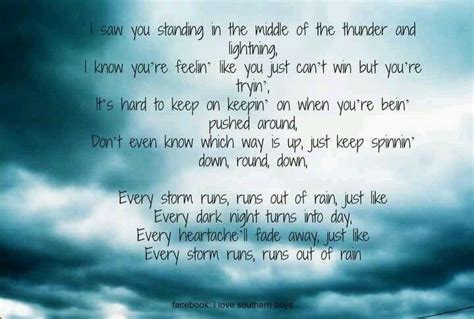 Every Storm Runs Out Of Rain Stupid Quotes Run