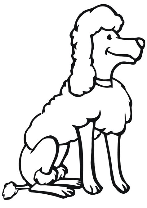 Poodle Puppy Coloring Pages Poodle For Embroidery