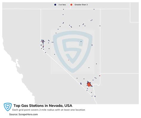 List Of All Top Gas Stations Locations In Nevada Usa Scrapehero Data