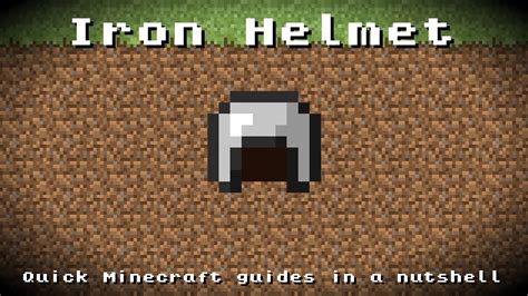 Minecraft Iron Helmet Recipe Item Id Information Up To Date