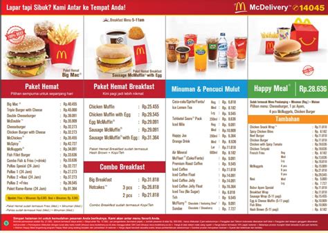 Harga Paket Happy Meal McDonald Terbaru dan Update Juni 2023 gambar png