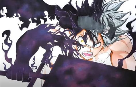 How To Draw Asta Demon Form From Black Clover Drawings