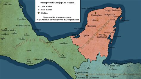 Republic Of Mayapan In 1992 Rimaginarymaps