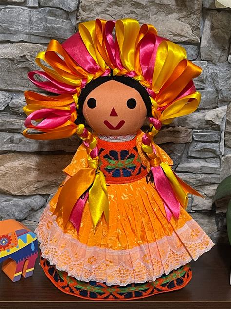 Authentic Mexican Rag Doll Lele Doll Muneca Lele Etsy