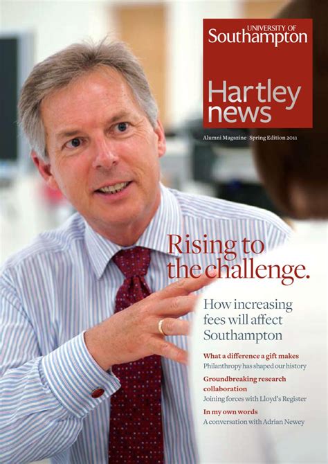 Hartley News Spring By University Of Southampton Issuu