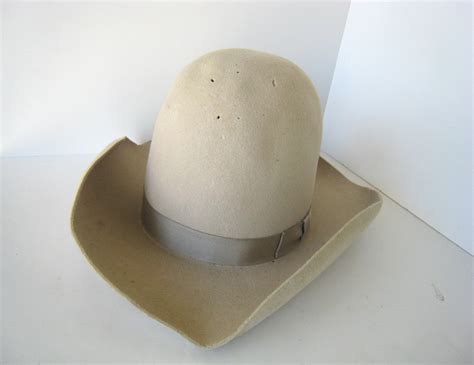 Damaged Ten Gallon Haas Cowboy Hat Etsy