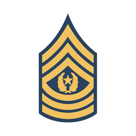 Command Sergeant Major Csm Us United States Army E 9 Rank Sticker