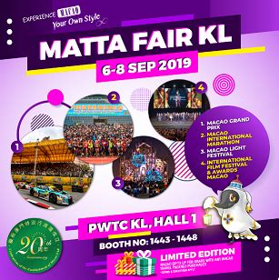 Check out our matta fair march 2019 promotion! Matta Fair 2019