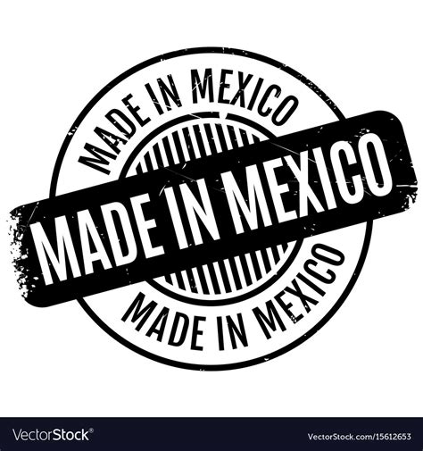Made In Mexico Rubber Stamp Royalty Free Vector Image