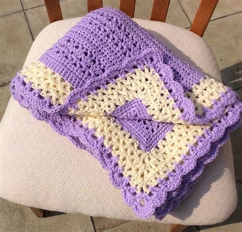 Adeline Baby Blanket Pattern By Bright And Scrappy Crochet Ripple