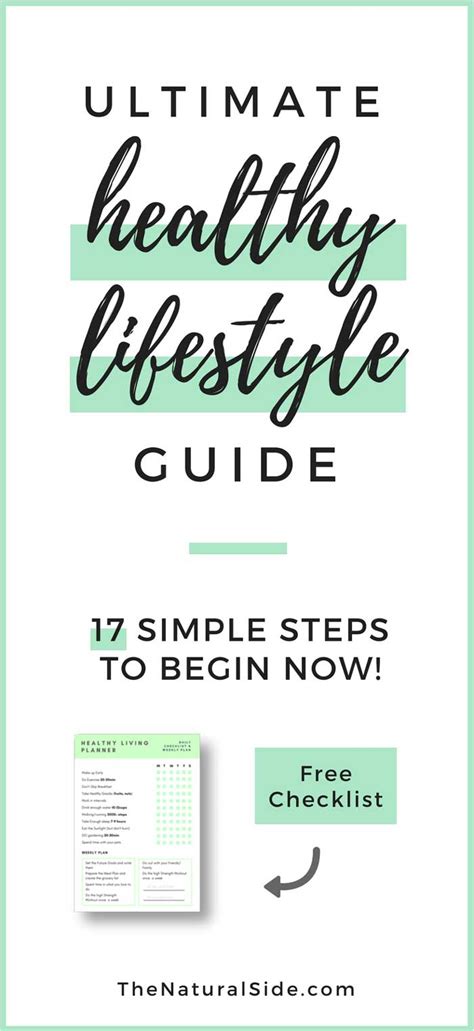 Ultimate Healthy Lifestyle Guide The Natural Side
