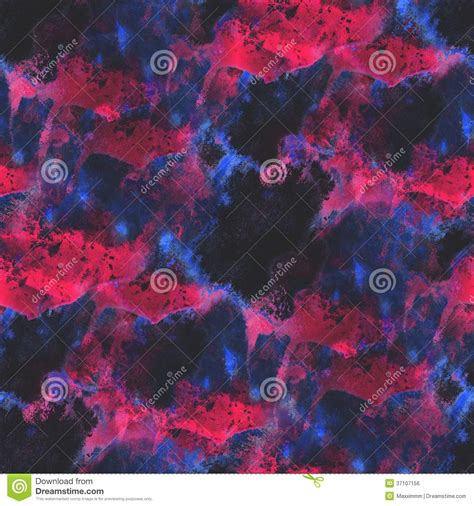 Purple Blue Texture Abstract Watercolor Seamless Stock