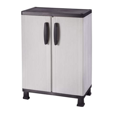 Plastic Black Free Standing Cabinets Garage Cabinets And Storage