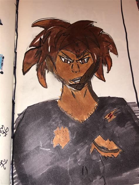 Absolutely Terrible Drawing Of An Anime Styled Denzel Denzelcurry