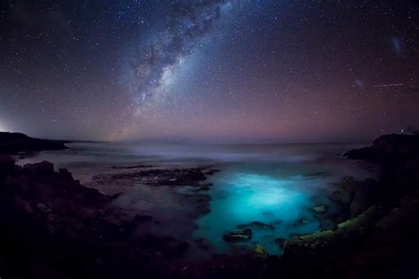 Milky Way Over Southern Ocean Australia Photograph By John