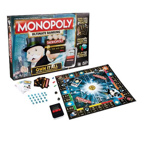 Comenzando con la banca, cada jugador lanza los dados. Monopoly Banco Electrónico - Titan