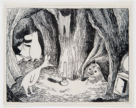 Tove Jansson An Illustration For Comet In Moominland 1946 Courtesy