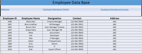 Daily Employee Attendance Sheet In Excel 2019 Template124