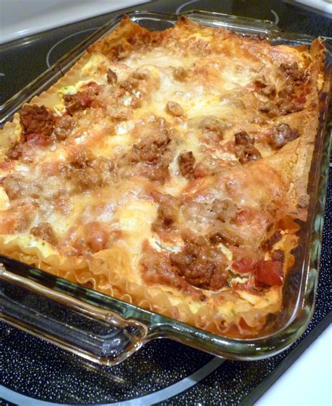 Lazy Day Overnight Lasagna