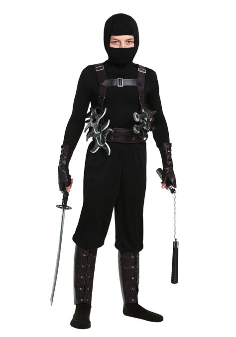 Viskos Flackern Fälschung Ninja Assassin Kostüm Berüchtigt Anhänger Ironie