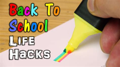 Back To School Life Hacks Badchix Magazine
