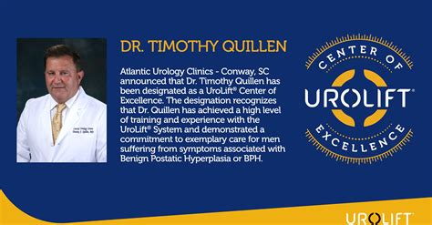 Dr Timothy Quillen As Center Of Excellence