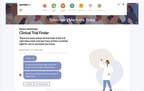 health information company survivornet launches innovative clinical trial finder that uses a i