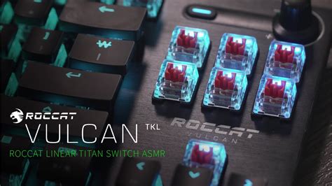 ASMR ROCCAT VULCAN TKL 로캣 불칸 텐키리스 기계식 키보드 타건음 소리 Linear Titan