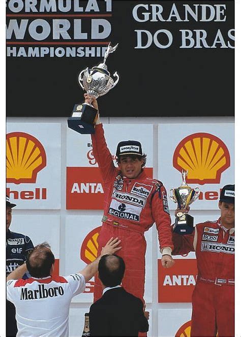 Prints Of 1991 Brazilian Grand Prix Brazilian Grand Prix Ayrton