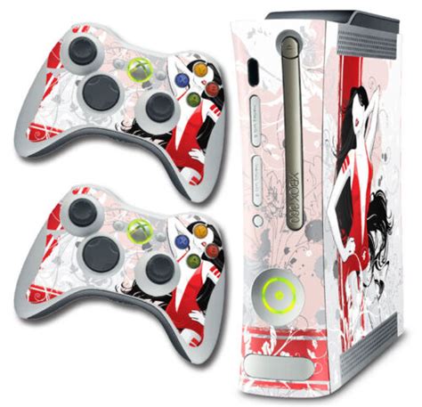 Skin Decal Wrap For Xbox 360 Original Gaming Console And Controller