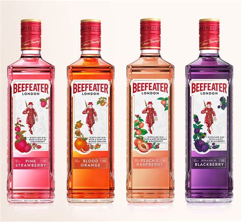 Boundless Brand Design And Beefeater London Re Launch Flavoured Gins World Brand Design Society