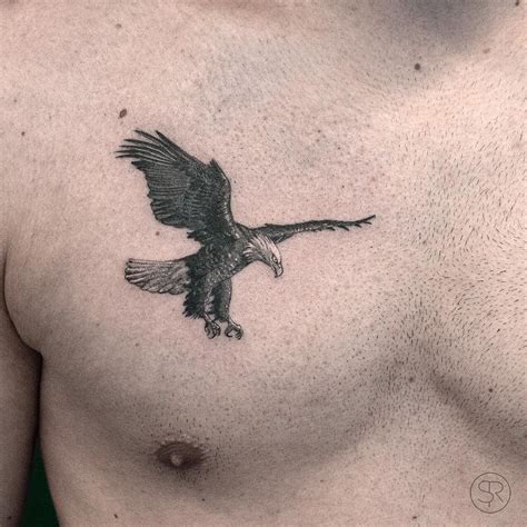 Update More Than 84 Small Eagle Tattoo On Chest Super Hot Incdgdbentre