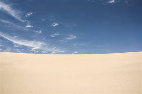 Dune Of Sandy Desert During Sunny Day · Free Stock Photo