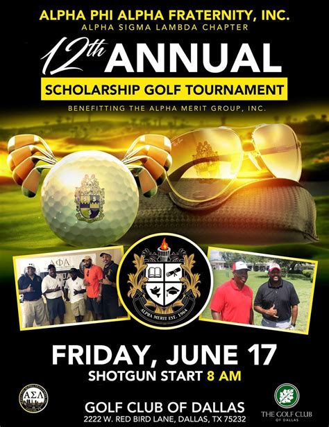 Alpha Sigma Lambda Alpha Phi Alpha 12th Annual Golf Tournament